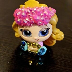 Disney Princess Figure with Pink and Yellow Accents